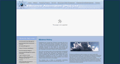 Desktop Screenshot of escience.co.za
