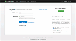 Desktop Screenshot of passport.escience.cn